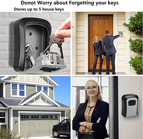 מפתח מנעול תיבת עבור מחוץ-לוהואנקס קיר הר שילוב מנעול עבור בית מפתחות-מפתח מסתירים כדי להסתיר מפתח