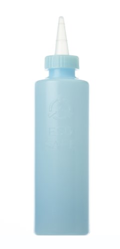 בקבוק חלוקת נוזלים עם בקבוק יורקר עליון ESD, דיספיטיבי סטטי, בקבוק כחול. התנגדות משטח ממוצעת של