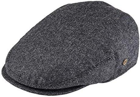 גברים של אדרה שטוח קיסוס מחלק עיתונים כובע צמר תערובת גטסבי נהג מונית כובע