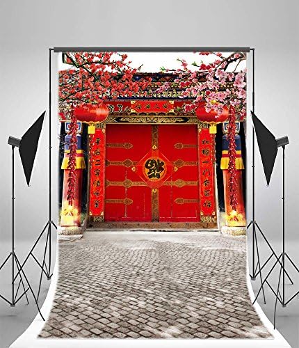 ראש השנה הסיני 2023 רקע, יייל 10 על 15 רגל פסטיבל אביב רקע לצילום צמדי חזיזים מול דלת רקע פנסים