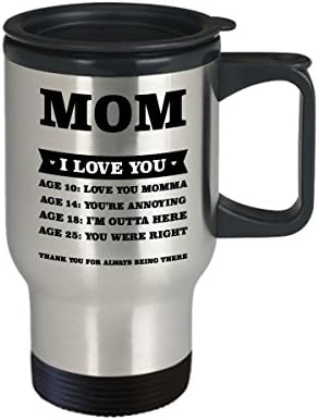 אני אוהב אותך אמא טיול ספל-תודה לך אמא ספל/כוס אמא אני אוהבת אותך ספל קפה