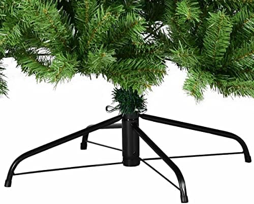 עץ חג מולד מלאכותי, עצי חג המולד בגודל 7.5ft 1346 טיפים פרימיום צירים PVC עיפרון מזויף עץ חג המולד עץ