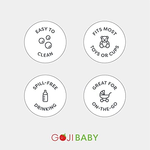 גוג 'י תינוק בקבוק באנג' י-קש כוס מחזיק רצועה-קש כוס וצעצוע בטיחות לקשור-לשמור יסודות בהישג יד-לילדים