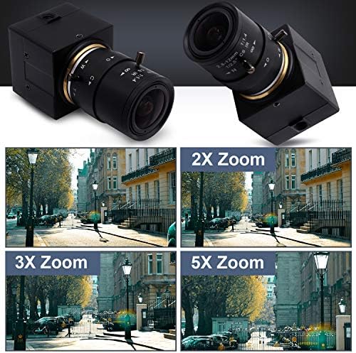 מצלמת אינטרנט 1080 עם עדשת זום 2.8-12 ממ פוקוס ידני מצלמת אינטרנט מצלמה 30 יחידות / 60 יחידות / 100