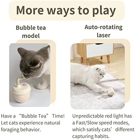צעצועי חתול מיימאו, צעצוע לייזר חתול, צעצועי חתלתול אוטומטיים לאמץ עיצוב כוס, צעצועי חתול לחתולים