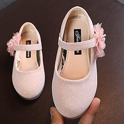 נעלי נעליים בודדות עור נערת פרח גדול נעלי עור קטנות נעלי ילדים סנדלי נסיכה נעלי קיץ