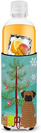 אוצרות קרוליין BB4242MUK עץ חג מולד שמח ברינדל בוקסר אולטרה חיבוק לפחיות דקיקות, יכול שרוול קריר