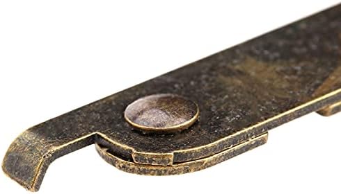 2 יחידות ריהוט ברזל ציר מכסה ברונזה עתיק תומך צירים לתכשיטים תכשיטים ארון חזה דלתות ארון מטבח