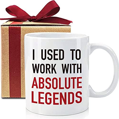 נהגתי לעבוד עם מוחלט אגדות, מצחיק עמית לעבודה פרישה קפה ספל מתנה, גנרי עמית לעבודה עוזב מתנה,