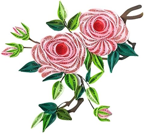 Tumybee Rose of Love Card, כרטיס פרחים לידה, כרטיס פרחים פרחוני לוולנטיין, אהדה, לחשוב עליך, כרטיס קווי לחג