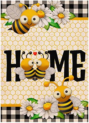 NAIMOER DIY 5D BEE BEE ערכות ציור יהלומים למבוגרים, ציור יהלום מלא עגול ביתי ערכות אמנות יהלום ביתי, ערכות