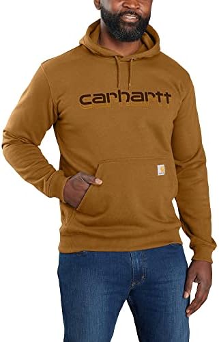 מגן הגשם של Carhartt גברים רופף בכושר בינונית משקל אמצע סווטשירט גרפי