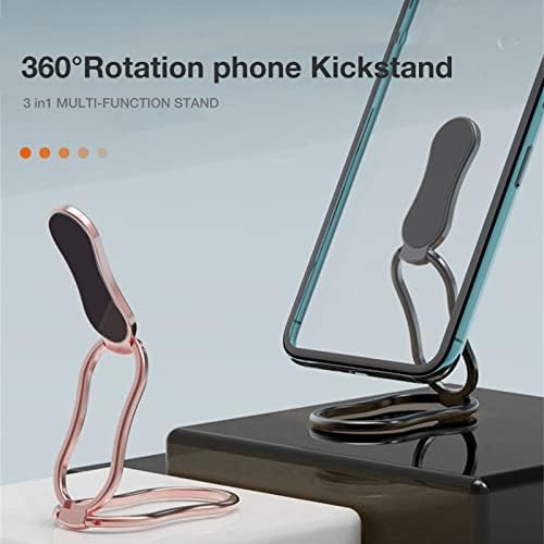 LHLLHL טלפון טבעת טבעת מתקפלת אצבע שולחן עבודה שולחן עבודה 360 מעלות לקיפול לעמדת אחיזת טלפון