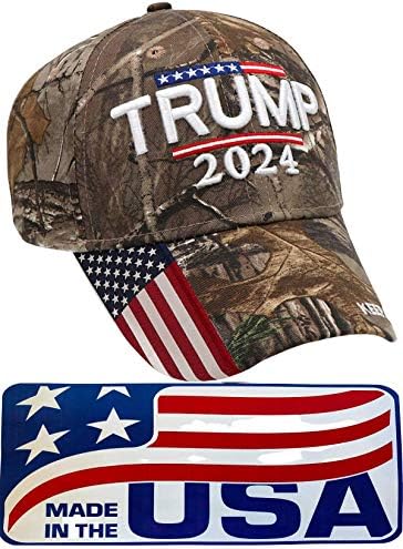 תוצרת ארהב דונלד טראמפ כובע 2024 מגע לשמור אמריקה נהדר הסוואה כובע מתכוונן בייסבול כובע כובע