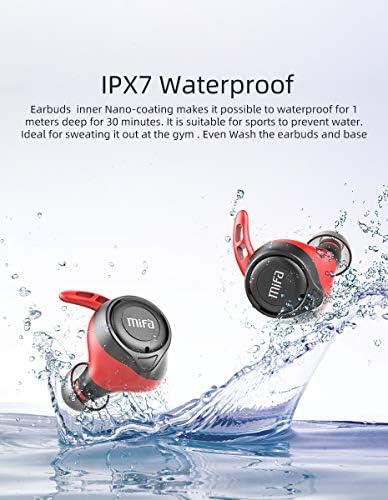 MIFA אוזניות אלחוטיות אמיתיות, אוזניות Bluetooth 5.0 של X1.
