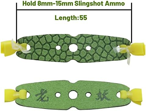 Popuoutdoor 8 יחידות Slingshot רצועות שטוחות החלפה 0.65 ממ פסי לטקס גומי שטוחים ציד ציד באנג'י אלסטי ל
