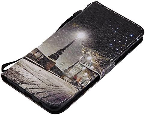 Yiizy Case Cover for OnePlus 6 Case, City View Style Learne Premium Leather Plip Flip כיסוי טלפון
