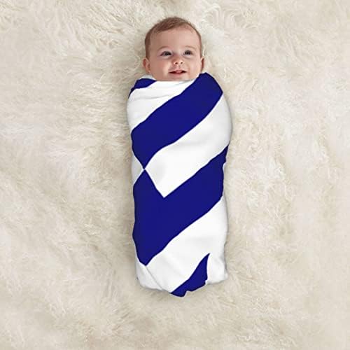 דגל יוון וקפריסין שמיכה לתינוק מקבלת שמיכה לתינוקות של עטיפת פעוטון לכיסוי יילודים של תינוקות