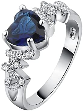 2023 נשים חדשות אירוסין קישוט טבעת נישואין קישוט אפרסק טבעת לב טבעת יהלום טבעת טבעת טבעת אלמותית