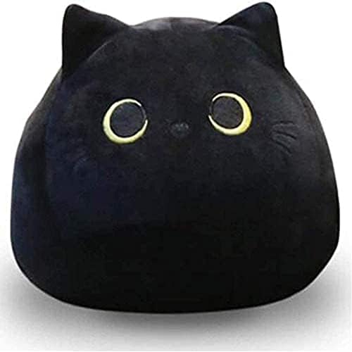 Uencounter חתול שחור ממולא חיה ממולאת צעצוע של חתול יציר