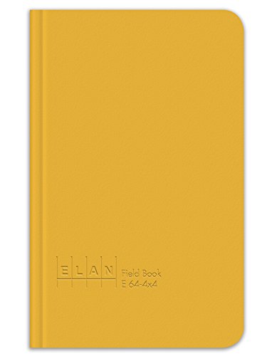 חברת הוצאת אלן E64-4X4 ספר מדידות שדה 4 ⅝ x 7 ¼, כיסוי צהוב
