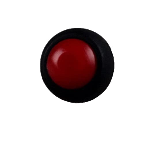 Lot20 אדום 12 ממ מיני מיני רגעי עגול עגול עגול כפתור מתג מתג 250 וולט