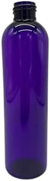 8 גרם בקבוקי פלסטיק קוסמו סגולים -12 אריזה לבקבוק ריק ניתן למילוי מחדש - BPA בחינם - שמנים אתרים - ארומתרפיה