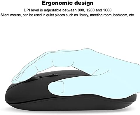 עכבר אלחוטי, עכבר שקט דק שחור בלוטות ' אלחוטי 5.0 שקט נייד נייד עכבר משרדי אופטי למחשב נייד סמסונג מחשב נייד מחשב