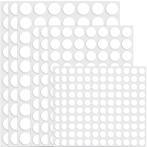 720 יחידות ברור דבק נקודת נקודות דו צדדי מדבקת כרזות קירות מלאכות, עגול אקריליק דביק נקודות