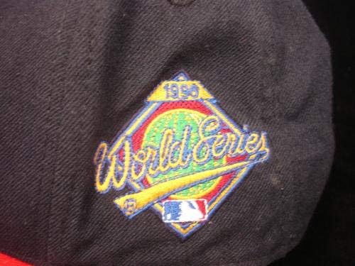 משחק פרנק פולץ לבוש 1996 סדרת העולם אטלנטה בראבס כובע המאמן - משחק השתמש בכובעי MLB