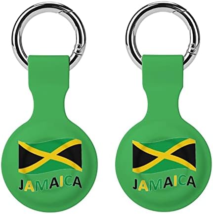 ג ' מייקה דגל מודפס סיליקון מקרה עבור תגי אוויר עם מחזיק מפתחות מגן כיסוי אוויר תג מאתר גשש אביזרי מחזיק