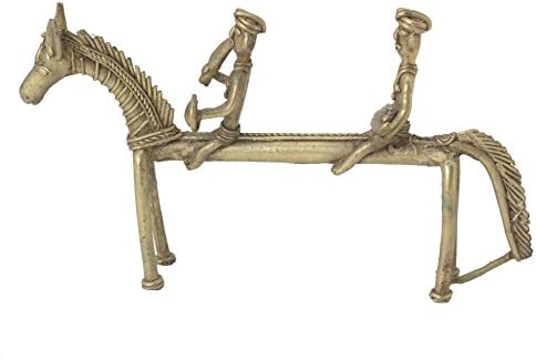 סוס דקורטיבי באסטאר אמנות מלאכת מלאכה מאת Bharat HaatBH06386