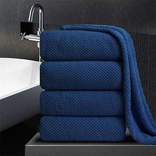 מגבת אמבטיה סט אמבטיה כחול 4 חבילה-35x70 מגבת רחצה, 600 גרם מיקרו-סיבי מיקרו-סיבים רכים במיוחד סט מגבות