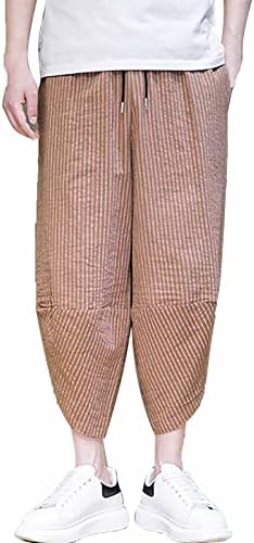 בייסבול מכנסיים גברים של דק ישר כותנה שבע נקודת מכנסיים קיץ מכנסי קז ' ואל גברים של לנשימה