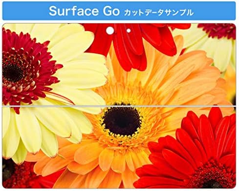כיסוי מדבקות Igsticker עבור Microsoft Surface Go/Go 2 אולטרה דק מגן מדבקת גוף עורות 000990 פרח גרברה