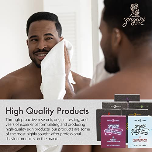 זינגארי איש סבון אמבט ללא ריח-סבון פנים לניקוי לגברים-סבון לגוף, פנים , ניקוי פנים, שטיפת פנים