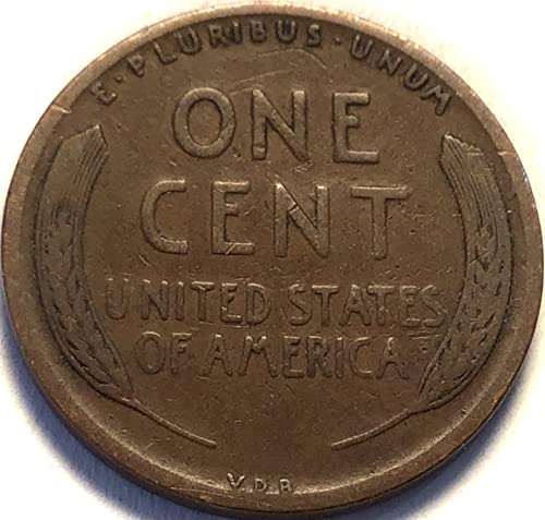 1909 P Lincoln Weat Cent VDB Penny מוכר טוב מאוד