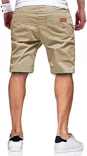גברים של מכנסיים קצרים מקרית קלאסי כושר ספורט אימון גולף מכנסיים קצרים כותנה מטען מכנסיים קצרים