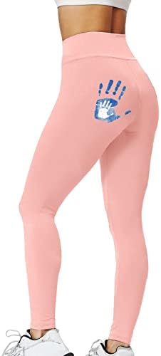 חצאית חותלות לנשים כיסי מכנסיים נשים של מודפס ירך גבוהה הדוק הולם ספורט ירך כושר אפרסק מכנסיים עבור