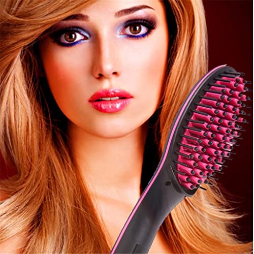 JYDQM מברשת חשמל מחליק שיער שיער LCD סטיילינג יישור מסרק שיער יוני מברשת מגהצים חמים מסרק מברשת