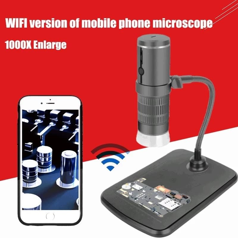 מיקרוסקופ דיגיטלי 1000 פי 1080 פי מיקרוסקופ בהבחנה גבוהה וידאו מצלמת טלפון חכם לצפייה במצגת