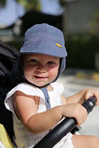 תינוק שמש כובע קיץ תינוק כובעי פשתן לנשימה תינוק ילד ילדה שמש כובע עם צוואר דש קל משקל לארוז תינוק לשחות כובע