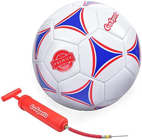 כדור כדורגל פרמייר עם משאבת פרימיום-זמין ככדורים בודדים או 6 חבילות-בחר את הגודל שלך