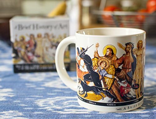 קצר ההיסטוריה של אמנות קפה ספל-ההיסטוריה של הגדול ביותר יצירות מופת דה וינצ ' י כדי קונס-מגיע כיף אריזת מתנה