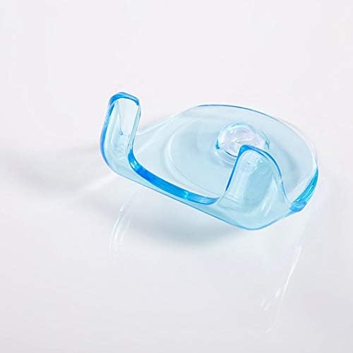 CHNLML צלול כחול כוס יניקה מתלה כתער תער מפלסטיק מחזיק גילוח גילוח אחסון מתלה קיר קיר קול קולבי מגבת פראייר