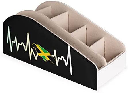 ג ' מייקה דגל מפת פעימות לב טלוויזיה שלט רחוק מחזיקי ארגונית תיבת עט עיפרון שולחן אחסון נושא כלים עם 6 תא