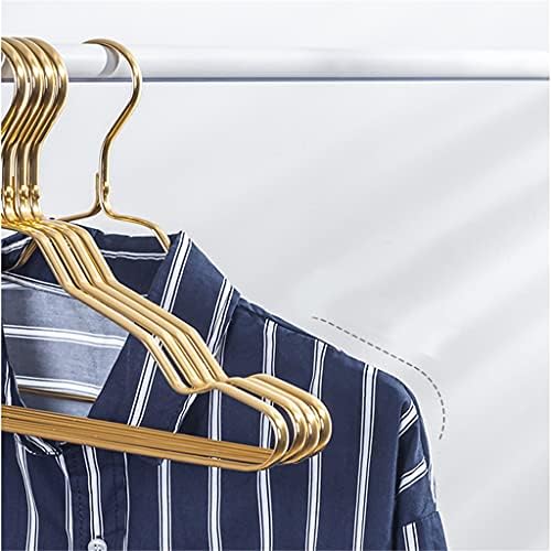 CFSNCM קולבי בגדי מתכת עמידה מתלה ארון בגדים מתלה מעיל בית מכנסיים נגד קליפ לייבוש קולביים למבוגרים/מארגן