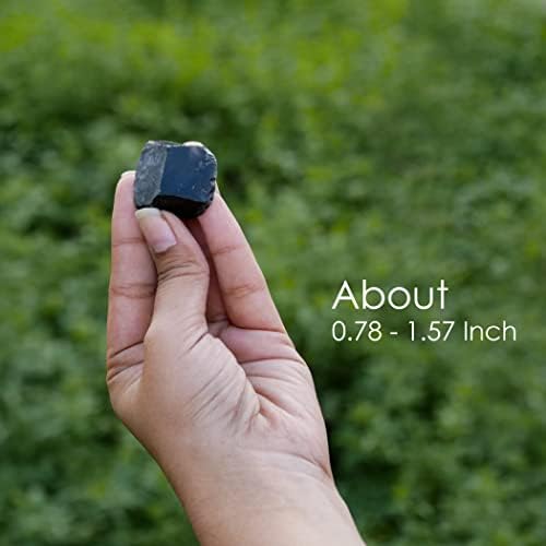 Yatskia 1lb Crystal Black Obsidian - אבנים גולמיות - קריסטלים ריפוי - אבן אובסידיאנית - אבנים שחורות