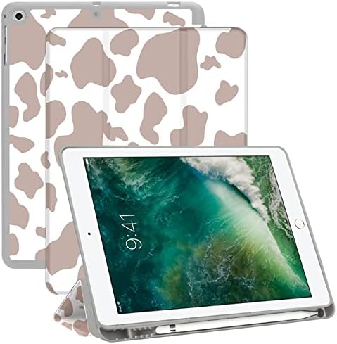 Deokke תואם ל- iPad 6/5 Case iPad Air 2/Air 1 Case, iPad 9.7 אינץ 'עם מחזיק עיפרון ומארז אחורי TPU רך,