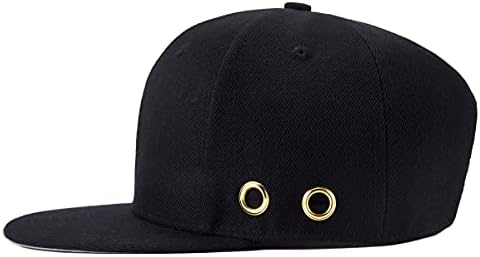קוואנהייגו קלאסי כובע היפ הופ שטוח ביל מגן כובע-יוניסקס למבוגרים מתכוונן בייסבול כובעים